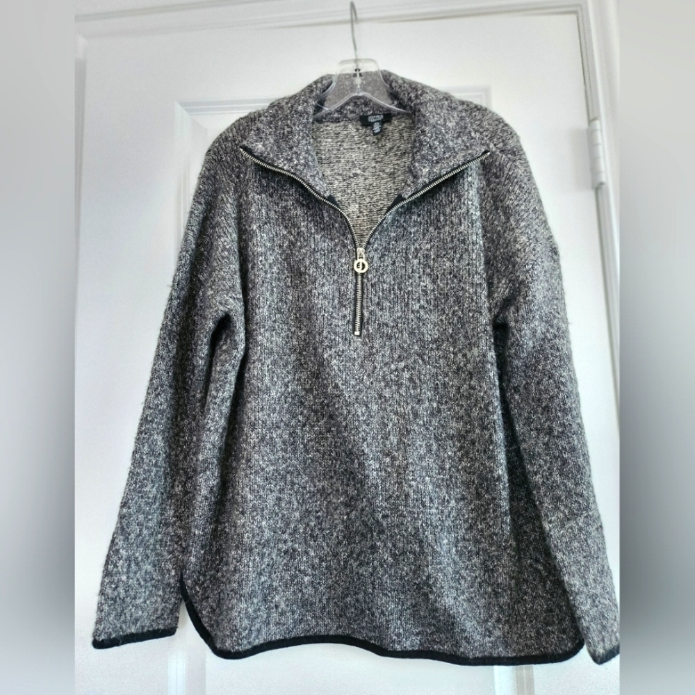 ❤️ Jones New York half zip neck pullover sweater size Large